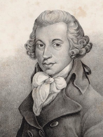 صورة للمؤلف إغناس بلييل 1757-1831. بواسطة غير معروف