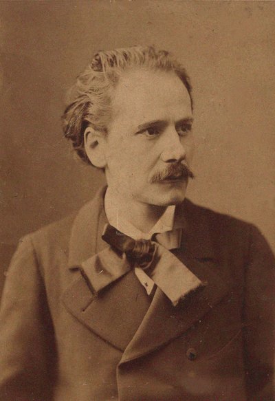 صورة للمؤلف الموسيقي جول ماسينت 1842-1912 ، حوالي 1885. بواسطة غير معروف
