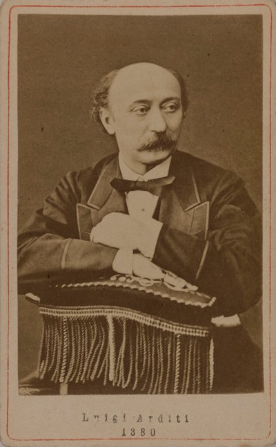 صورة للمؤلف الموسيقي لويجي أرديتي 1822-1903 ، 1880. بواسطة غير معروف