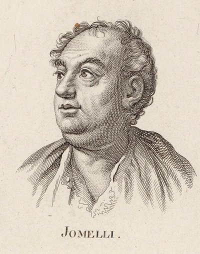 صورة الملحن نيكولو جوميلي 1714-1774. بواسطة غير معروف