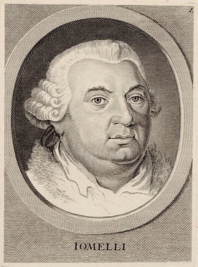 صورة الملحن نيكولو جوميلي 1714-1774. بواسطة غير معروف
