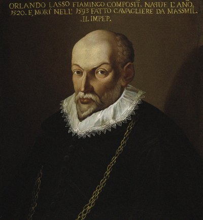 صورة الملحن Roland de Lassus 1532-1594. بواسطة غير معروف