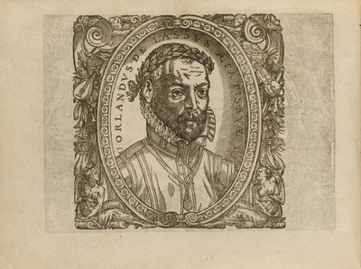 صورة الملحن Roland de Lassus 1532-1594 ، 1560 بواسطة غير معروف