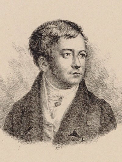 صورة للعازف والمؤلف فريدريش شنايدر 1786-1853. بواسطة غير معروف