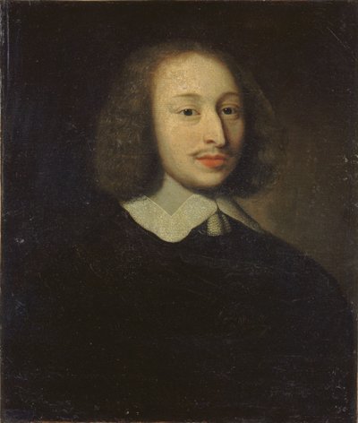 صورة للفيلسوف بليز باسكال 1623-1662 ، ج. 1650. بواسطة غير معروف