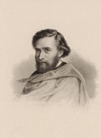 صورة لعازف الكمان والملحن أنطون والرستين 1813-1892. بواسطة غير معروف