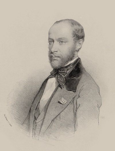 صورة لعازف الكمان والملحن هنري فيوكستيمبس 1820-1881 ، 1857. بواسطة غير معروف