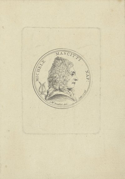 صورة عازفة الكمان والملحن ميشيل ماسيتي 1663-1760 ، 1726. بواسطة غير معروف