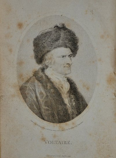 صورة للكاتب والكاتب والفيلسوف فرانسوا ماري Arouet دي فولتير 1694-1778 ، 1798 بواسطة غير معروف