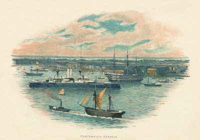 ميناء بورتسموث ، c1890 بواسطة غير معروف
