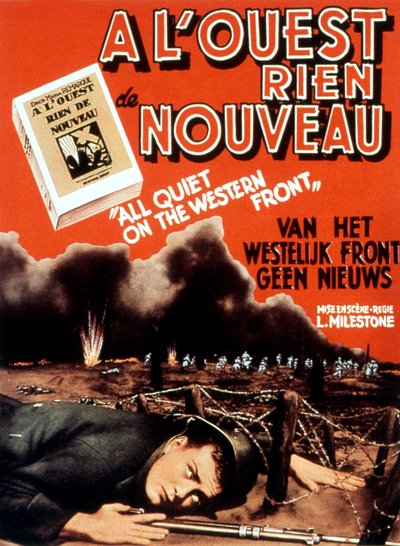 ملصق لفيلم "All Quiet on the Western Front" بواسطة غير معروف