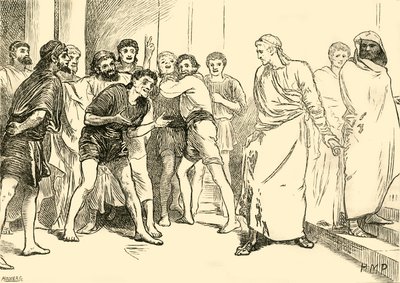 Posthumius في المسرح في Tarentum ، 1890. بواسطة غير معروف