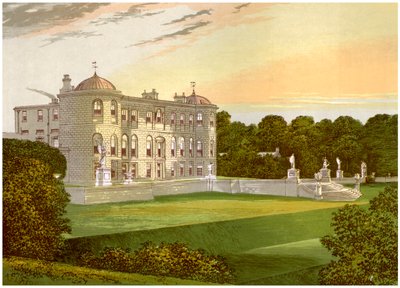 Powerscourt ، مقاطعة ويكلو ، أيرلندا ، موطن Viscount Powerscourt ، c1880 بواسطة غير معروف