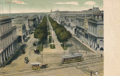 شارع برادو ، 1907 بواسطة غير معروف