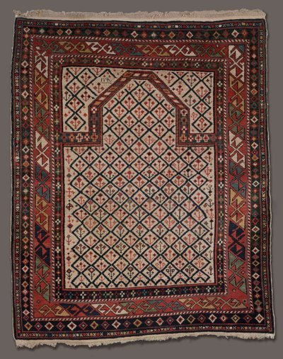 سجادة الصلاة ، ج. 1800s. بواسطة غير معروف