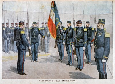 تقديم أعذار للعلم ، تولون ، فرنسا ، 1898 بواسطة غير معروف