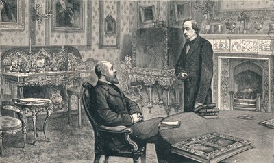 أمير ويلز يزور اللورد بيكونسفيلد في Hughenden Manor ، 1896 بواسطة غير معروف