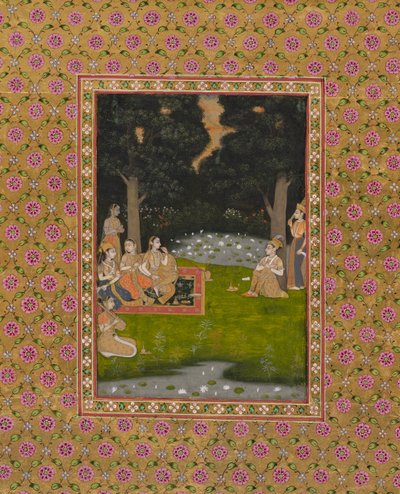 زاهد الأميرية في الغابة التي زارتها السيدات ، ج. 1760. بواسطة غير معروف