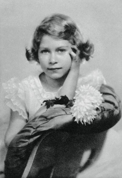 الأميرة إليزابيث عمرها تسع سنوات ، 1935 ، 1937 بواسطة غير معروف