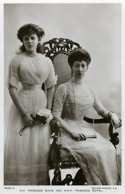 الأميرة مود والأميرة رويال ، c1907-c1910 بواسطة غير معروف