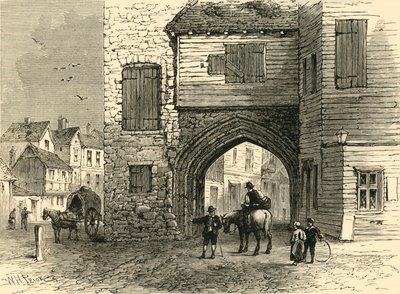 دير القديسة مريم أوفري ، 1700 ، c1878. بواسطة غير معروف