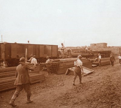 السجناء ، جينيكورت ، شمال فرنسا ، c1914-c1918 بواسطة غير معروف