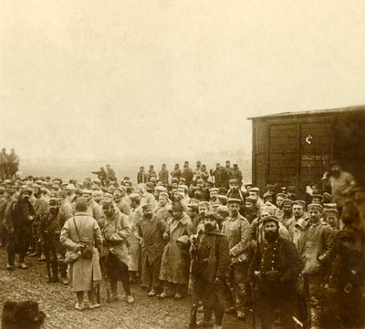 سجناء في بيرتس ليه أورلس ، شمال فرنسا ، c1914-c1918 بواسطة غير معروف