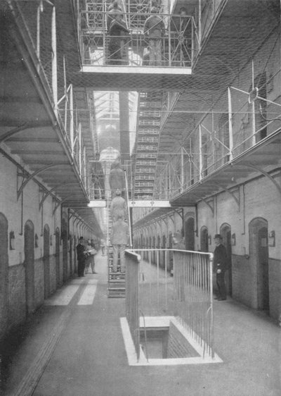 السجناء يذهبون لتناول العشاء ، سجن Wormwood Scrubs ، لندن ، c1903 1903 بواسطة غير معروف