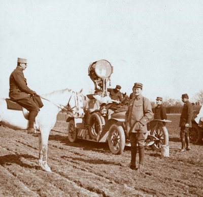جهاز عرض ، شالون ، شمال فرنسا ، c1914-c1918. بواسطة غير معروف