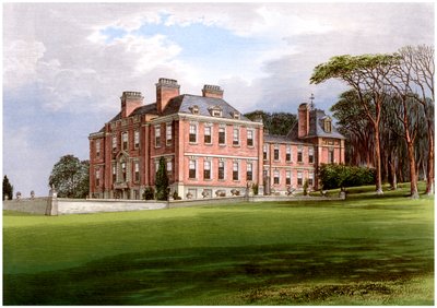 Pynes ، Devon ، موطن عائلة Northcote ، c1880 بواسطة غير معروف