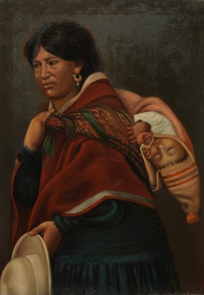 الأم Quechua ، تقريبًا. 1890-1892. بواسطة غير معروف