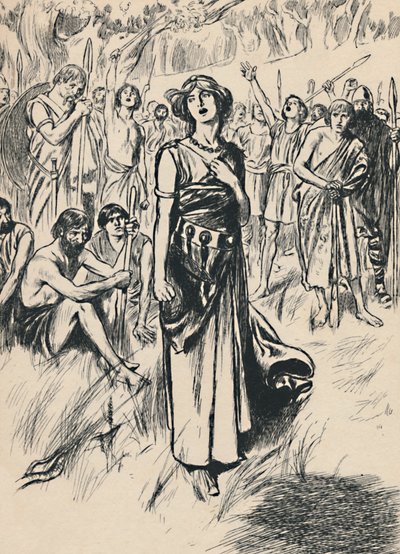 الملكة Boadicea وجنودها ، c1907 بواسطة غير معروف