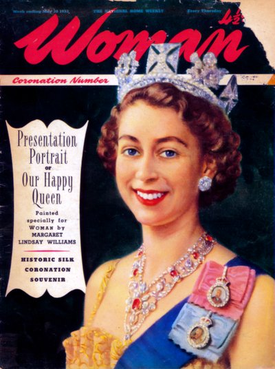 الملكة إليزابيث الثانية عام 1926 ، 1953 بواسطة غير معروف