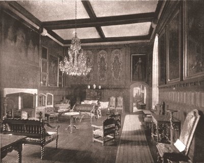 غرفة الملكة اليزابيث في Penshurst Place ، كينت ، 1894. بواسطة غير معروف