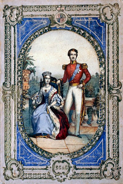 الملكة فيكتوريا والأمير ألبرت ، حوالي 1840 بواسطة غير معروف