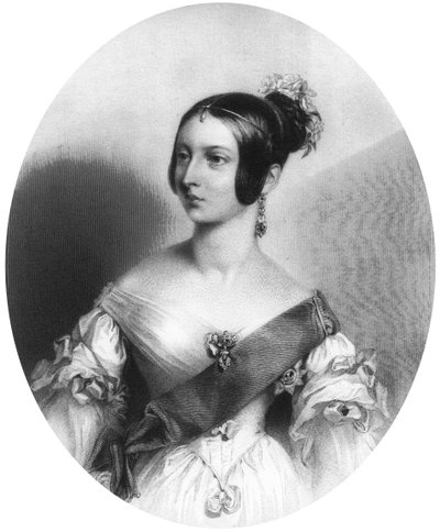 الملكة فيكتوريا عندما كانت صغيرة ، c1830s بواسطة غير معروف