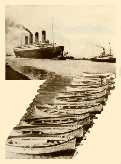 RMS Titanic وقوارب النجاة ، 1912 ، 1935. بواسطة غير معروف