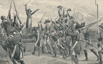 جنود رامبون يُقسمون على عدم الاستسلام ، 1796 ، 1896 بواسطة غير معروف