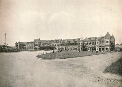 محطة سكة حديد رانجون ، 1900. بواسطة غير معروف