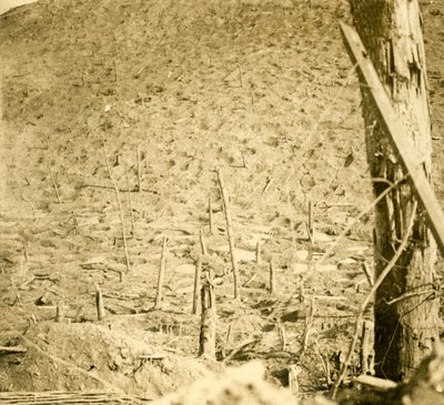واد في Les Éparges ، شمال فرنسا ، c1914-c1918. بواسطة غير معروف