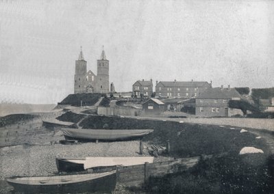 Reculver - القرية وأبراج Reculver ، 1895 بواسطة غير معروف