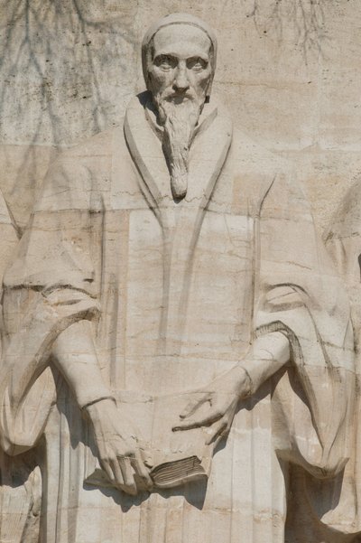 Reformation Monument in GenevaJohn Calvin, Geneve, Switzerland بواسطة غير معروف