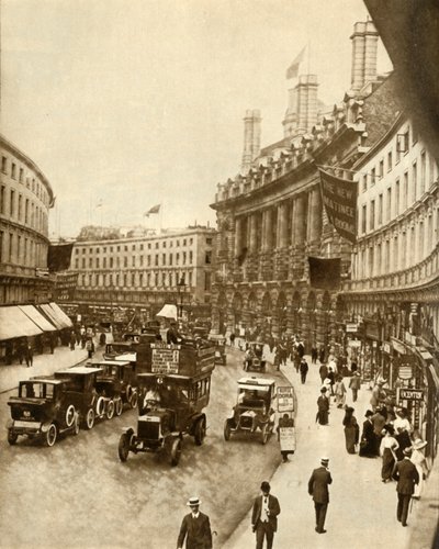 شارع ريجنت ، لندن ، 1912 ، 1935. بواسطة غير معروف