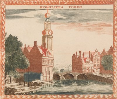 Reguliers Toren '، في: Tooneel Der Hoofdste Nederlands Huizen، En Lust Hoven، To T Lev ...، nd. بواسطة غير معروف