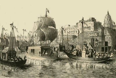 مهرجان ديني في بيناريس 1890. بواسطة غير معروف