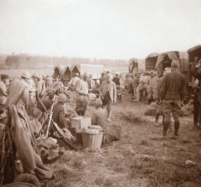 استراحة ، Genicourt ، شمال فرنسا ، c1914-c1918 بواسطة غير معروف
