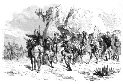 عودة الأسرى الحبشيين ، c1880 بواسطة غير معروف