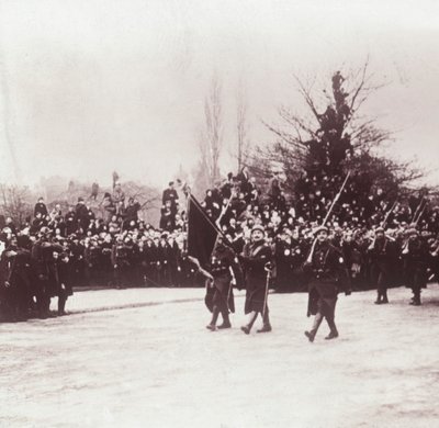 عودة البلجيكيين إلى لييج ، بلجيكا ، c1914-c1918 بواسطة غير معروف