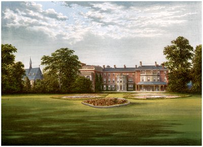 Rhydd Court ، Worcestershire ، منزل Baronet Lechmere ، c1880 بواسطة غير معروف