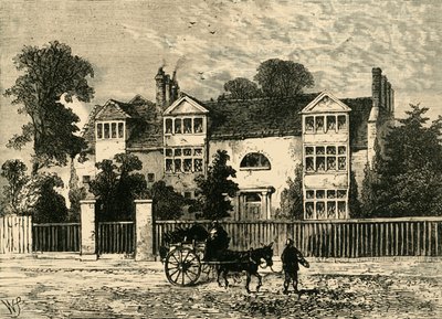 ريتشاردسونز هاوس في بارسونز جرين 1799 ، c1878. بواسطة غير معروف